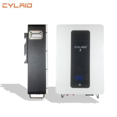 48V 100Ah 200Ah 5Kwh Lifepo4 Solar Home Battery Wall Mounted IP64 IP65