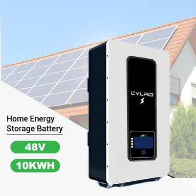10kw 48v 200ah Solar Energy Storage Battery LiFePO4 Wall Mounted Lithium Battery