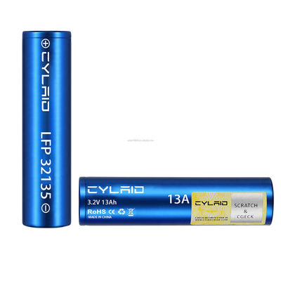 OEM ODM 32135 3.65V 13Ah Cylindrical Lifepo4 Cells Rechargeable