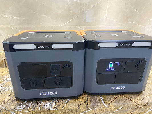 14.7kgs/17.5kgs Lithium Iron Phosphate Battery Aluminum Shell 1000w Power Station for Home